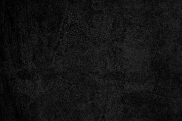 Abstract black background. Black stucco texture. Dark rough surface.