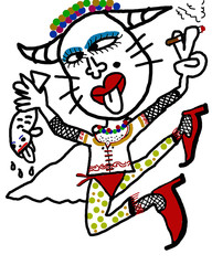 Drawing Sketch Cute Handsome Happy Crazy Monster man