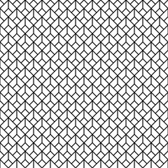Seamless art pattern square diagonal shape lines