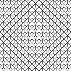 Fototapeta premium Seamless art pattern square diagonal shape lines