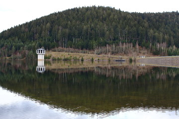 Fototapeta premium Kleine Kinzig Trinkwasserspeicher