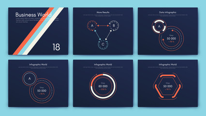 Big set of infographics elements. EPS10. Stock vector