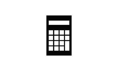 Calculator school math counter black object illustration