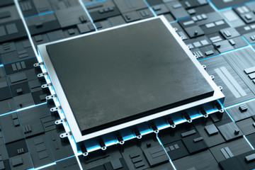 Abstract circuit chip