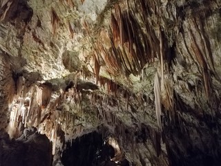 One of the most famous cave with beautiful formations in Postojna in Slovenia.