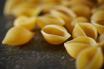 Dried conchigile pasta
