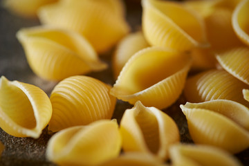 Dried conchigile pasta