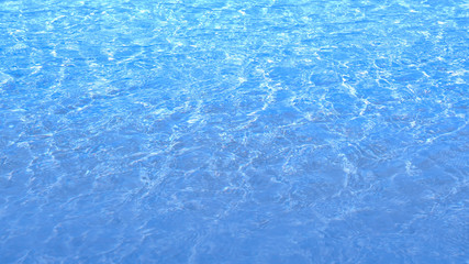 Abstract of blue water in  ocean background