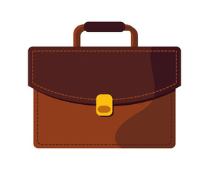 men leather bag briefcase for business vector