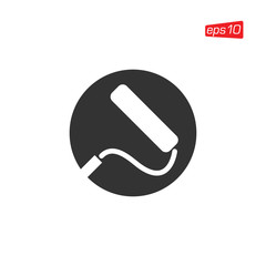 Paint Brush Icon Design Vector