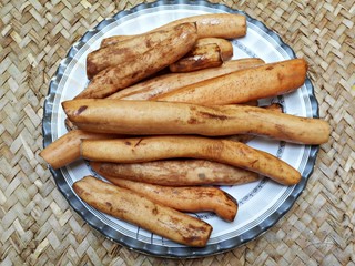 Whole Lotus Root On Plate