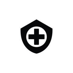 Health protection icon vector