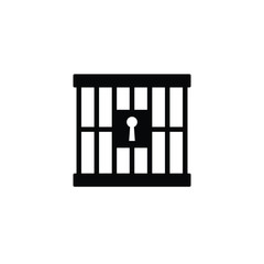 Prison icon vector