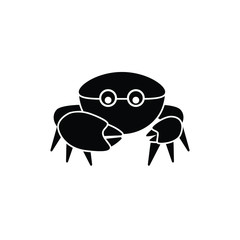 Crab icon vector