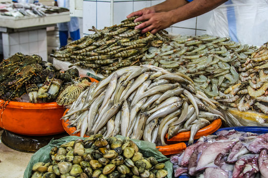 fish, food, market, fresh, seafood