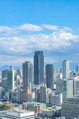 Fototapeta na wymiar Urban Landscape in Osaka