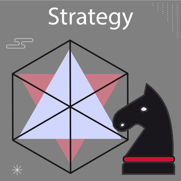 Strategy vector icon