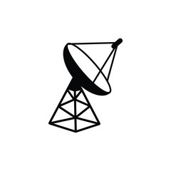 Satellite icon vector