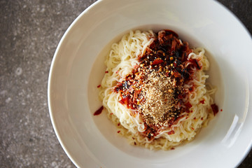 Korean mixed spicy instant noodle 