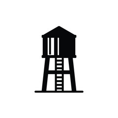 Water tank icon vector