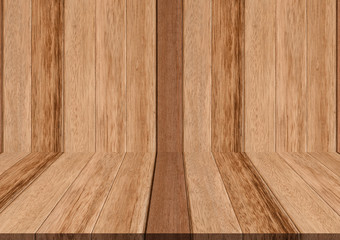 Table wood board background. Painted wood wall for interior design background.