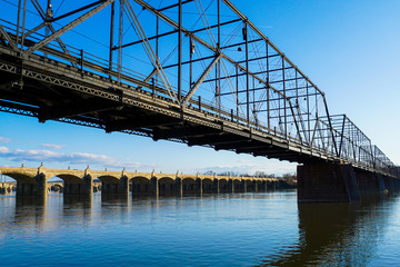 Naklejka premium Truss Bridge
