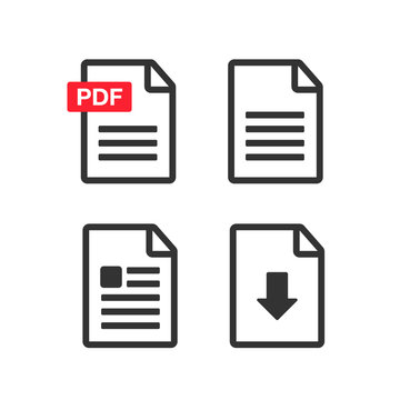 Upload icon vector. Document text icon. Upload information