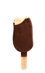 ice cream on a stick isolated