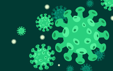 Covid-19 or Corona Virus outtbreak. Vector illustration