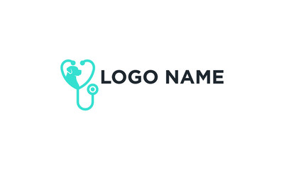 doctor animal logo design for medical, pet and health business
