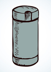 Coffee grinder. Vector drawing icon