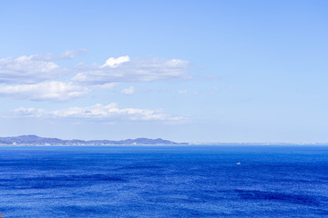 神奈川県 小田原市 根府川から望む相模湾