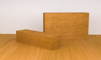 Minimalist abstract background, primitive geometrical figures, pastel colors, 3D render.