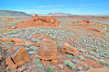 The Wupatki National Monument  - United States National Monument located in north-central Arizona.