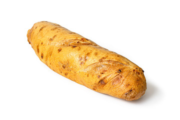 Rustic mini baguette with Golden crust and onions