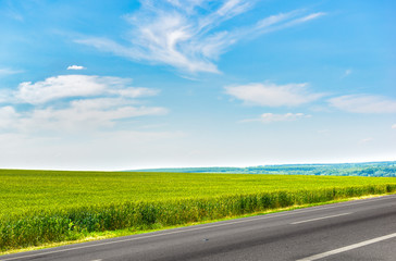 Field and highway