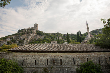 Ottoman town near Mostar Pocitel Town, Bosnia and Herzegovia