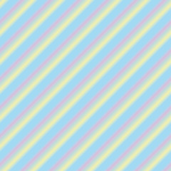 Gradient rainbow stripes seamless diagonal abstract vector pattern in pastel colors. Simple decorative surface print design. Great for backgrounds, stationery and packaging.