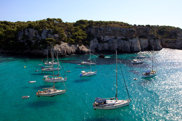 Fototapeta na wymiar Cala Macarella, Menorca, Balearic Islands, Spain