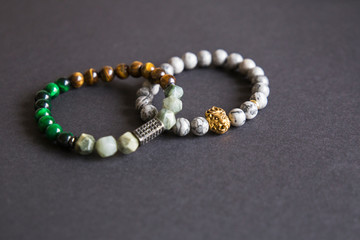  Socks women's bracelets made of natural stone