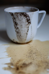 A morning coffee routine