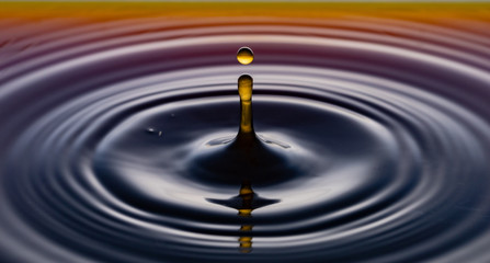 rippling after a few drops of coffee.