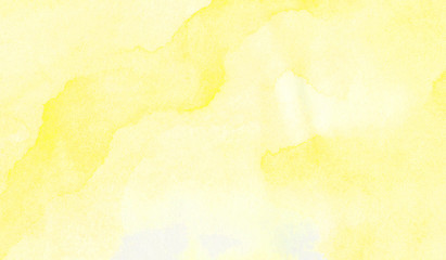 Bright orange and yellow color shades watercolor background. Vivid aquarelle paint paper texture canvas element for retro text design, invitation card, vintage template illustration