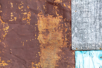Background, worn texture, rusty metal sheet