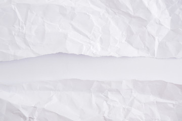 White creased paper texture background