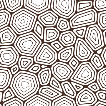 Seamless pattern, ornate turtle shell pattern. vector seamless pattern with hand drawn doodle turtle shell.Vector stock illustration, EPS10