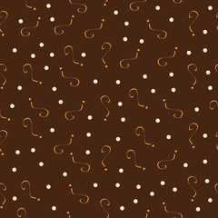 Question mark vector seamless pattern. Hand drawn sketch. FAQ button. Asking questions. Ask for help