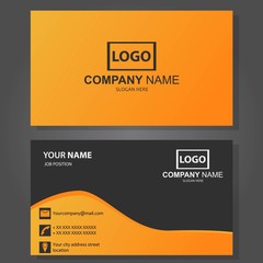 Modern business card template design