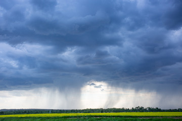 landscape with dramatic sky