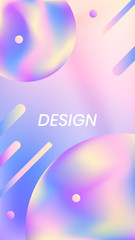 Shiny colorful wallpaper, abstract background with gradient color composition.